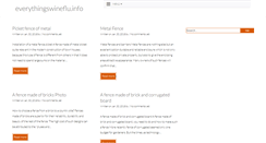 Desktop Screenshot of everythingswineflu.info